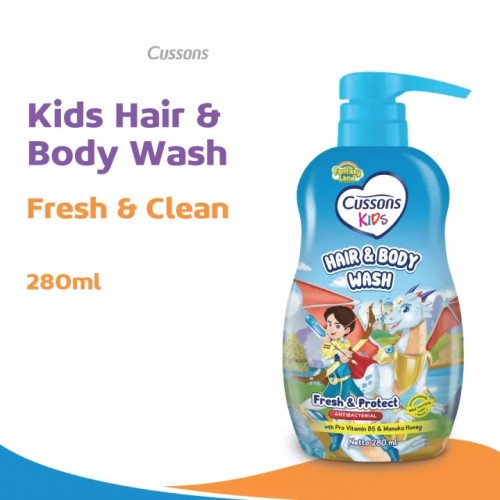 Cussons Kids Body Wash Fresh & Clean Spesial Edition Hot Wheels - 350ml